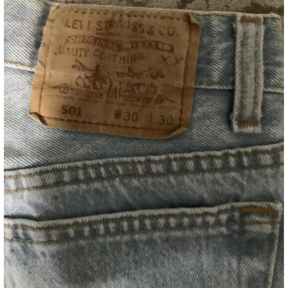 Levi's 501 Men's Light Wash Denim Jeans W30 L30